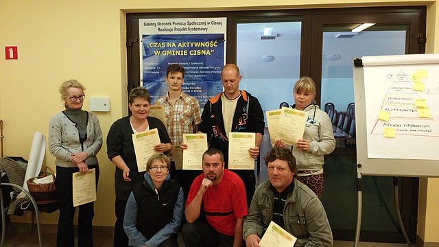 „Czas na aktywność w gminie Cisna” - zdjęcie grupowe