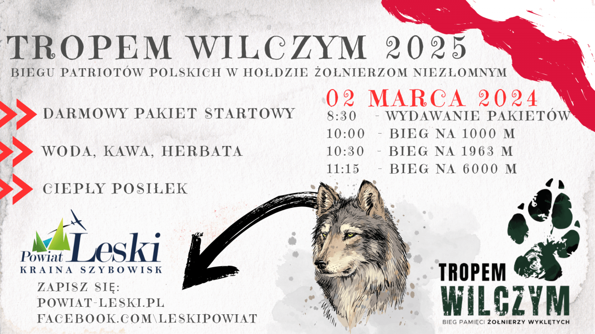 Tropem Wilczym. Bieg Pamięci Żołnierzy Wyklętych 2025