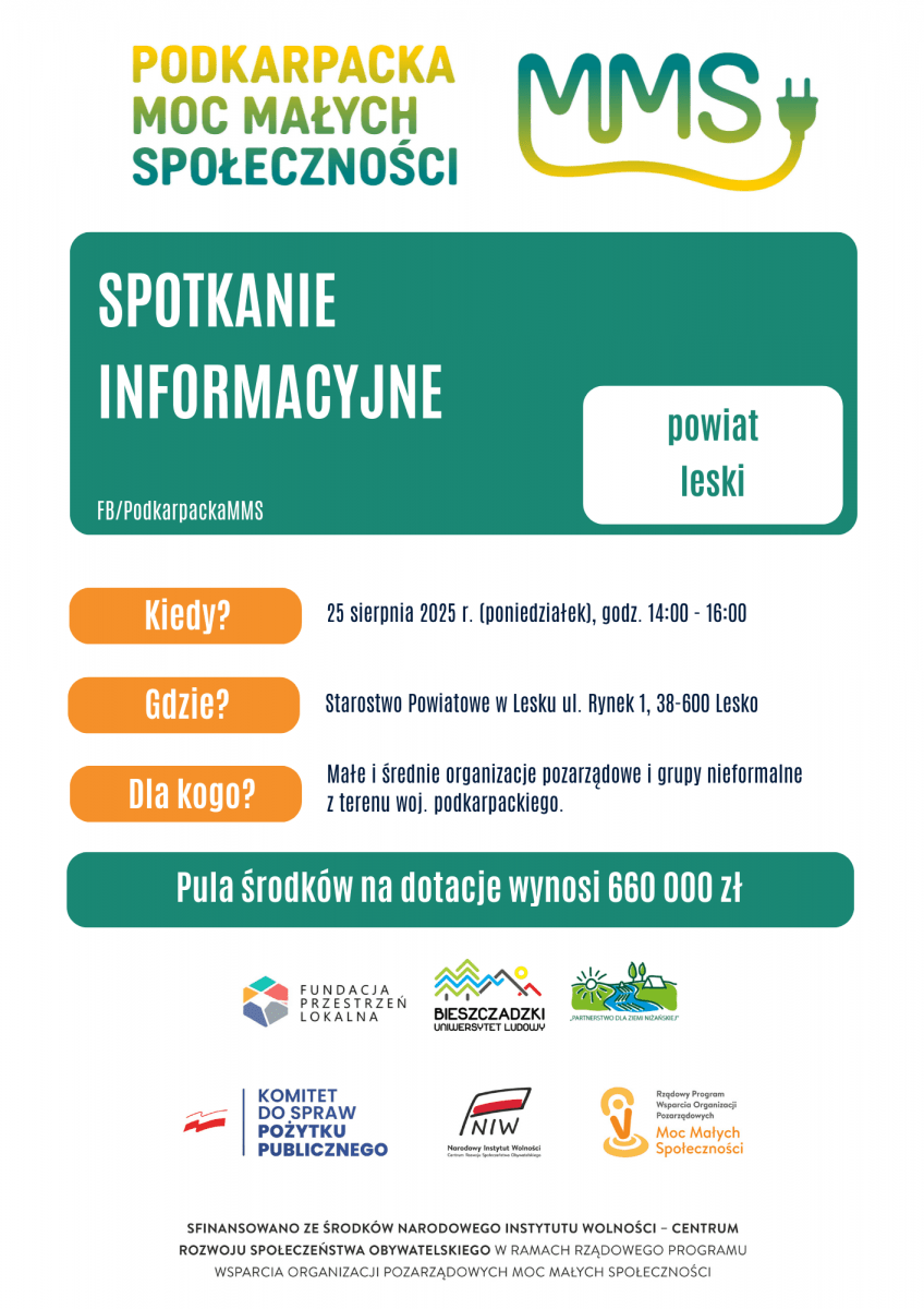 spotkanie informacyjne Powiat Leski
