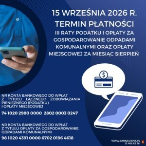 Przypomnienie terminów płatności