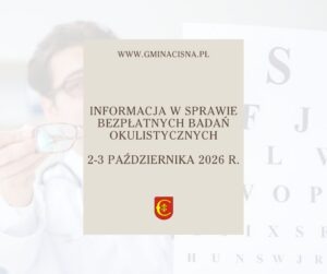Bezpłatne badania okulistyczne